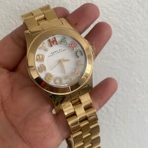 Marc Jacobs gold tone watch